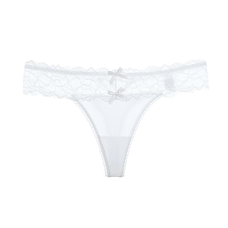 Women's Strap Cross Hollow Thongs Lace Seamless Panties Crotch Cotton Briefs Summer Quick Dry Underwear