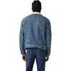 Levis FW22 Однотонная однобортная куртка с воротником, длинными рукавами, мужская куртка, синяя 16365-0128