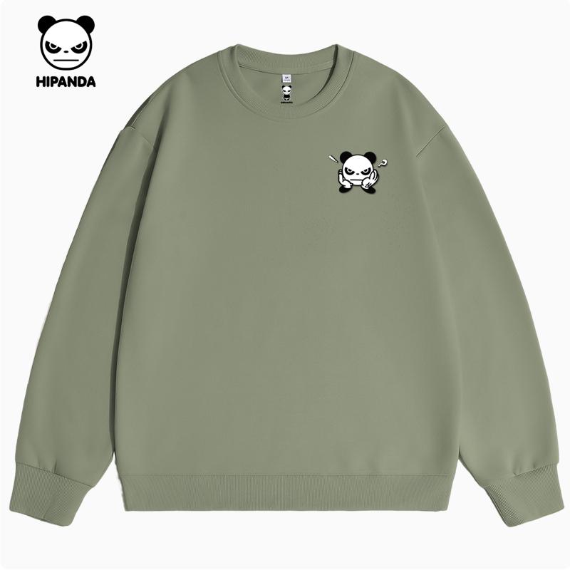 Hello Hipanda, Panda basic hoodie, New Year's fashion brand couple outfit pullover