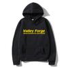 Sudadera con capucha y estampado de letras de la marca Valley Forge Automotive, de manga larga, cálida, ideal para el invierno, para mu