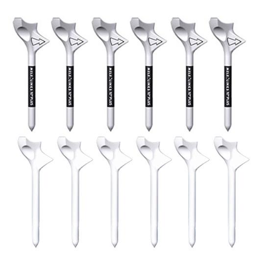 20PCS Professional Plastic Golf Tees Reduce Side Spin and Friction Increase Distance Golf