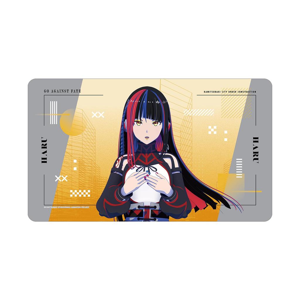 TV anime "Kamitsubaki City Under Construction." Asashu school multi-desk mat