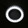 40 LED Ring Light Lamp for Illuminator Lighting Sourse Fiting for Industry Stereo Microscope Camera with Power Adapter