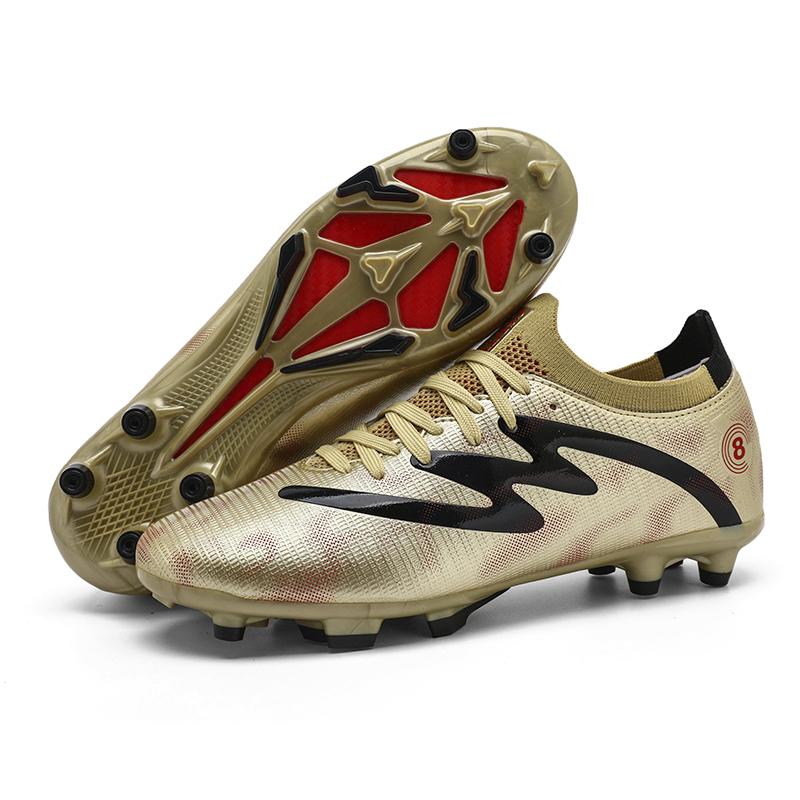 Мужские футбольные бутсы с длинными шипами и высокой лодыжкой, футбольные бутсы AG, детские уличные бутсы для травы, футбольные бутсы, тренировочные спортивные футбольные бутсы