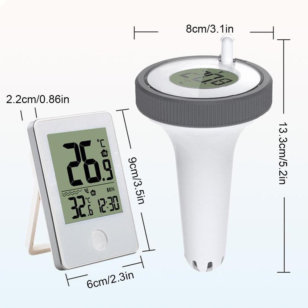 Digital Swimming Pool Thermometer Floating Outdoor Floating Thermometers Used For Swimming Pool Bathrooms Aquarium