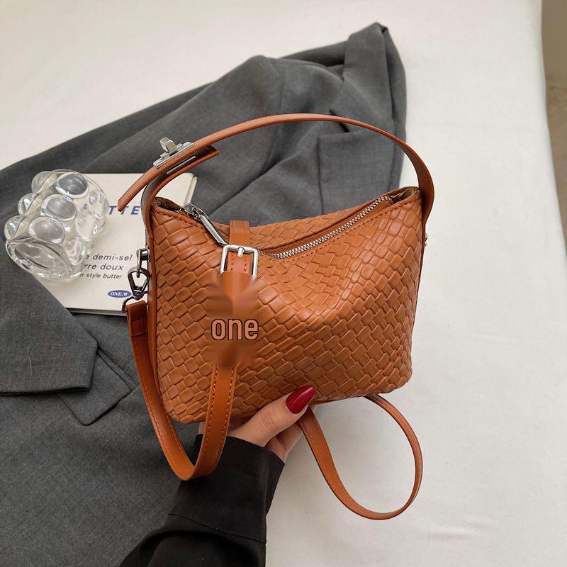 Трендовая женская плетеная сумка 2025: Летняя модная сумка кроссбоди-подушка для простых поездок