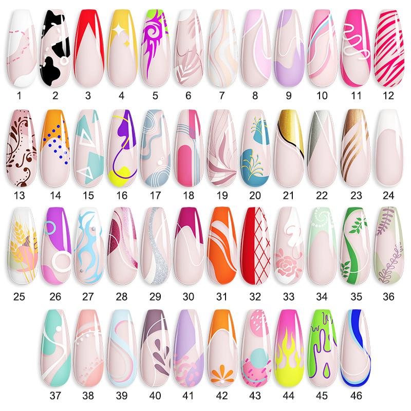 ROSALIND 5 мл гель-лак для рисования ногтей Art Liner лак для ногтей блестящий гель-лак для ногтей «сделай сам»