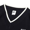 Nike Striped Print V-Neck Pullover Sweater Men Tops Black DX0009-010