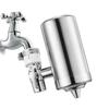Faucet Mount Water Filter Stainless Steel Household Kitchen Sink Tap Purifier for Reducing Chlorine