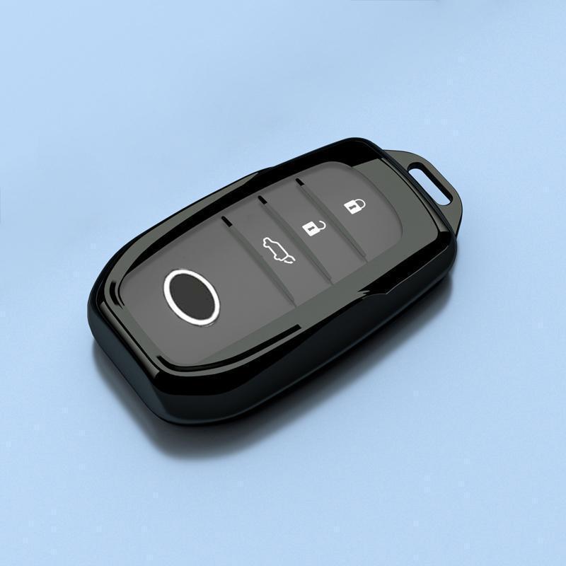 Роскошный подвес-чехол для ключа для Toyota Highlander 2025 – Унисекс, Полностью закрывающаяся пряжка с гибридной цепочкой 380T