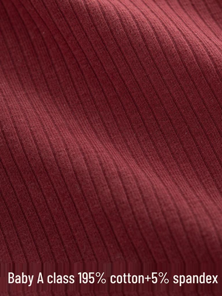 Unisex Red Baby Romper: 100 Days Full Moon Festive Outfit, Pure Cotton, Spring/Autumn, New Year Horse Theme.