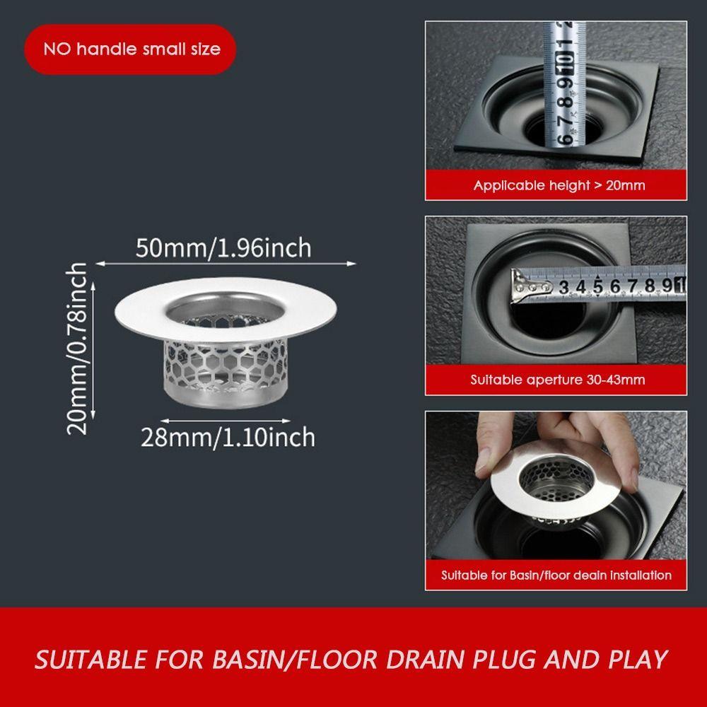 Сетчатый фильтр для слива против засоров с ручкой, полезный сетчатый фильтр для раковины, кухонные и ванные аксессуары