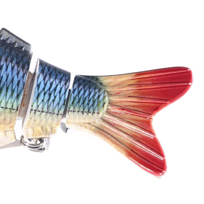 Multi Jointed Crankbaits 6 Segment Hard Baits Trout Lures Swimbait Minnow Fishing Lures Wobbler Fishing Tackle