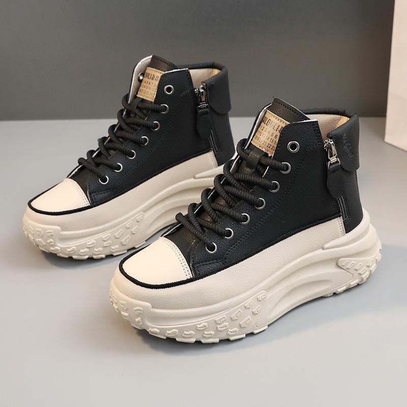 Women White Sneakers Luxury Fashion Women Ankle Boots Platform Vulcanized Shoes Outdoor Running Shoes for Women Tenis De Mujer