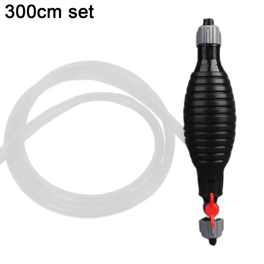 Universal Car Fuel Pump Kit DIY Cut Pipe Manual Hand Suction Pipe Pumping Durable For Liquid Petrol Tuning Fuel Diesel Pump Y3J0