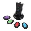Key Finder 100 футов рабочий диапазон 1 передатчик 4 приемника беспроводной локатор ключей со светодиодной подсветкой для