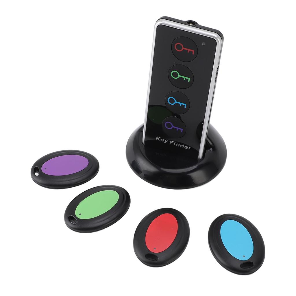 Key Finder 100 футов рабочий диапазон 1 передатчик 4 приемника беспроводной локатор ключей со светодиодной подсветкой для