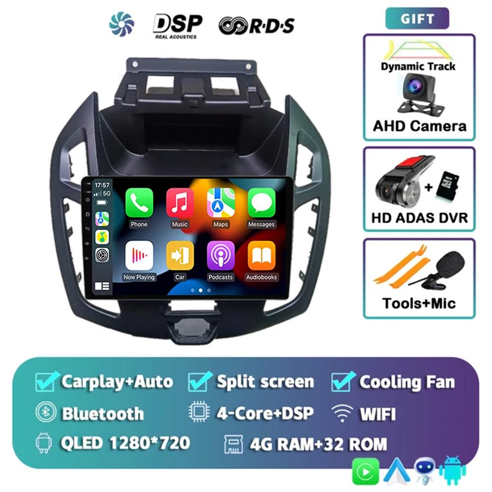 9-дюймовый радиоприемник Android 14 аудио для FORD TRANSIT Connect 2014 2015 CarPlay WITSON Multimídia Automotivo GPS WIFI DSP автомобильная стереосистема 2Din