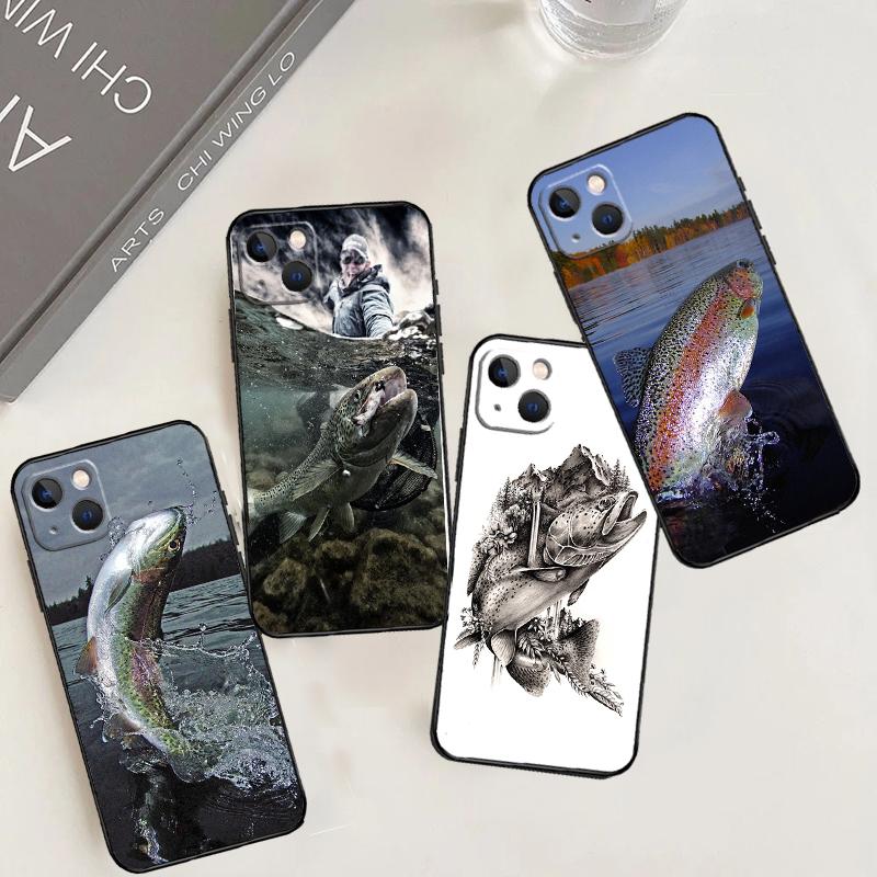 Vintage Trout Fishing Case For Samsung Galaxy A56 A36 A26 A16 A06 A13 A33 A53 A15 A35 A55 A34 A54 A12 A32 A52 A17