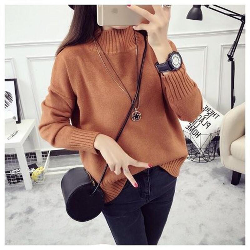 Осень-зима, кашемировый базовый теплый свитер, бархатные пуловеры, женский меховой толстый свитер с воротником, вязаные джемперы, топ