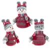 Exquisite Snow Doll Portable Christmas Fabric Doll Christmas Decorations Pendant  Kids Gift