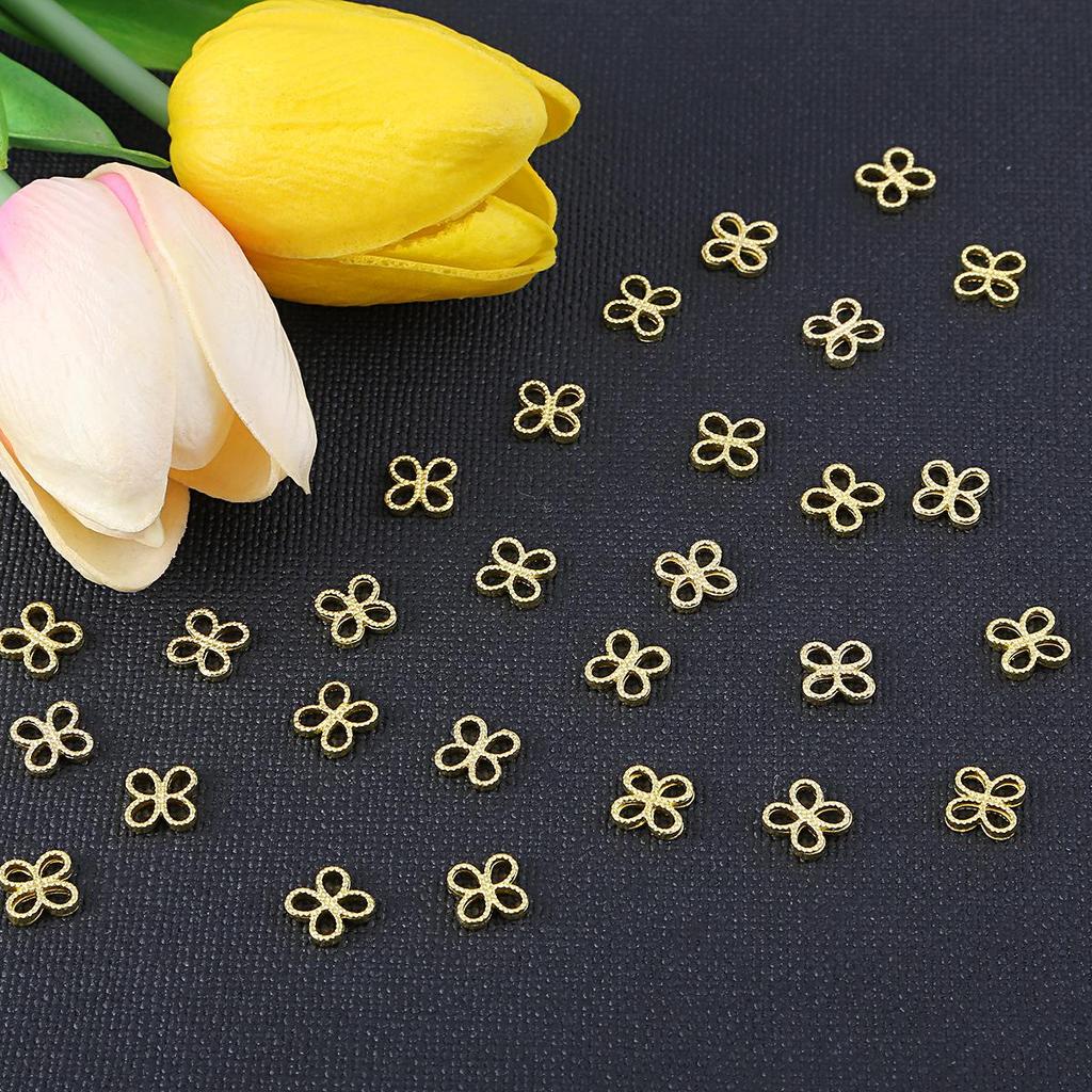 Медная заколка для волос в древнем стиле «Сделай сам» с подвесками в виде клевера и цветка