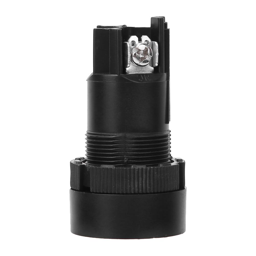 10PCs Plastic XB2 Flat Head Reset Control Button Switch 22mm  for Switching CircuitGreen EA131