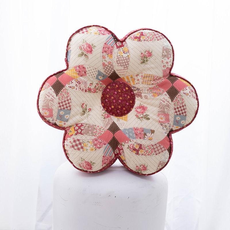 Корейская подушка с цветком сливы: Подушка для сна из 100% хлопка для офиса и спальни