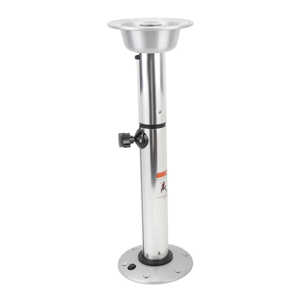 RV Table Pedestal Base Stand Detachable 7 Adjustable Height Aluminum Alloy Table Pedestal Leg Base for Caravan Boat