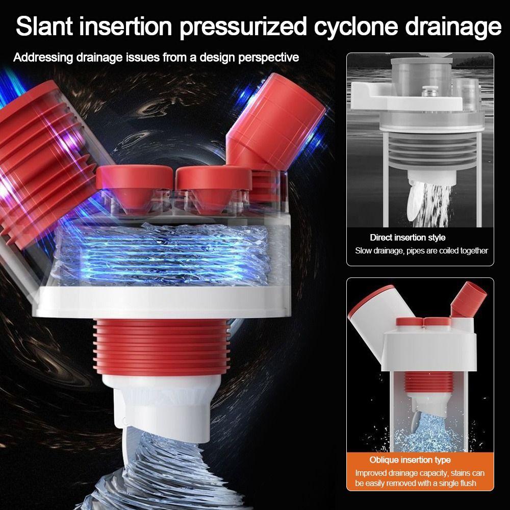 Кухонная раковина с защитой от запаха, канализационный отвод шесть-в-одном, универсальный соединитель для водопроводных труб