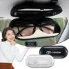 Car Sun Visor Glasses Storage Box Holder Organizer Car Styling For Corolla RAV4 LEVIN Yaris C-HR Camry Prado Prius TRD