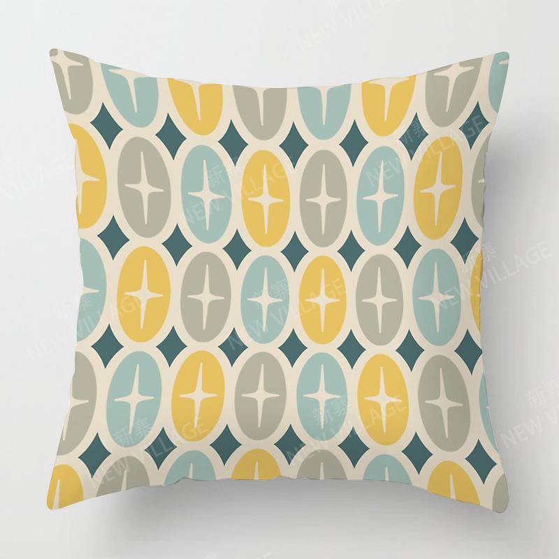 Скандинавский осенний домашний декор, осенний плед, наволочка, чехол для дивана, современный чехол для подушки 45x45 см, 45*45, 50x50, 60x60 см, 40*40, 40x40, геометрия