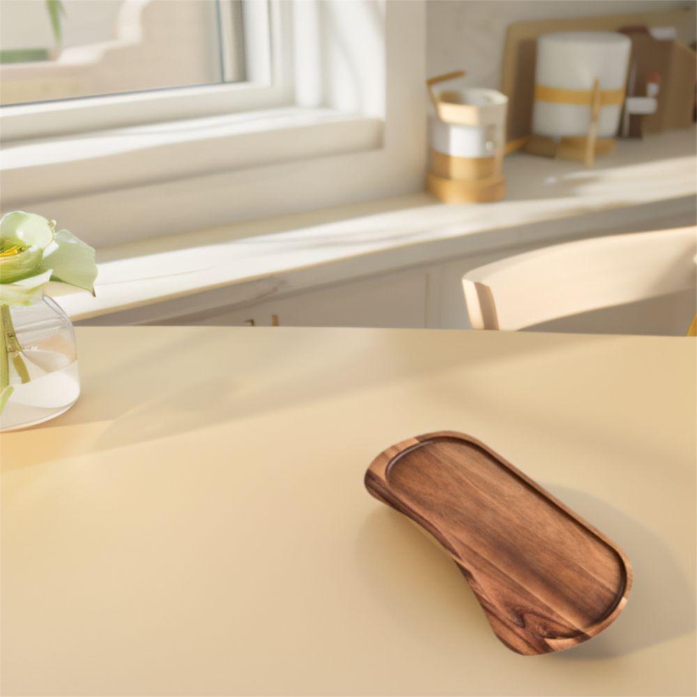 Изолированный деревянный поднос, доска для сыра в японском стиле, домашний декор, поднос для чая, гостиная