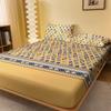1 Bohemian Patterned Frosted Bedsheet, Bedroom Printed Bedspread, Bedding (Excluding Pillowcases)