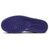 Женские кроссовки Air Jordan 1 Mid Dark Concord Purple Black Sail BQ6472-051