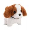 Electronic Robot Dog Walking Barking Tail Wagging Puppy Dog Plush Toy Gift Kids