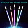2 In 1 LED Sound Light Up Sword Telescopic Extendable and Collapsable Sword for Kids Costumes