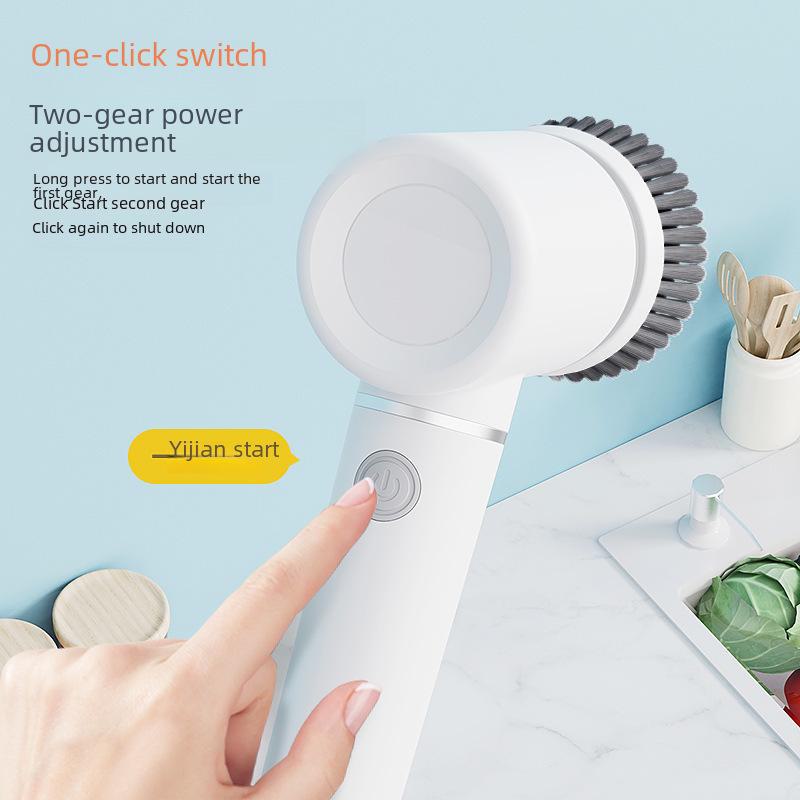 Беспроводная ручная электрическая щетка для чистки кухни и ванной комнаты