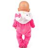 1Pc Cute 43Cm Dolls New Baby Doll Clothes Accessories Reborn Doll Plush Jumpsuit