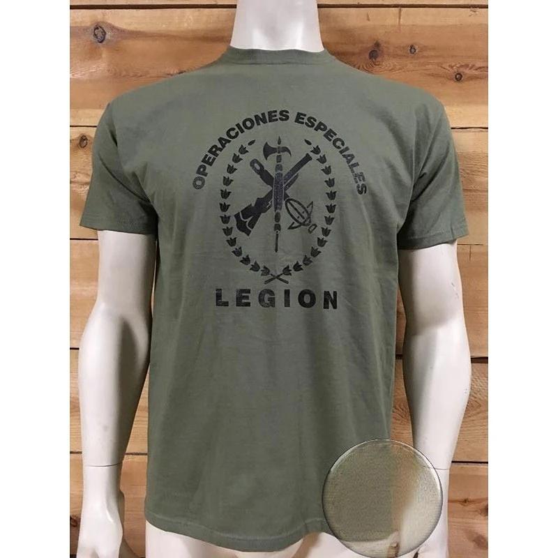 Spanish Army Legion Operaciones Especiales TShirt Short Sleeve Casual Cotton Summer TShirts