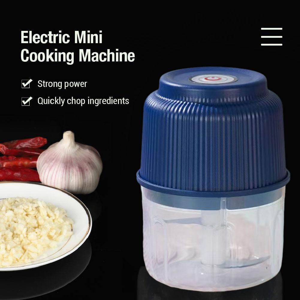 Электрическая измельчительница продуктов Чеснокодавилка Мясорубка Мини-пресс для чеснока Измельчитель овощей Машина для пюрирования Тип-c Кухонные гаджеты