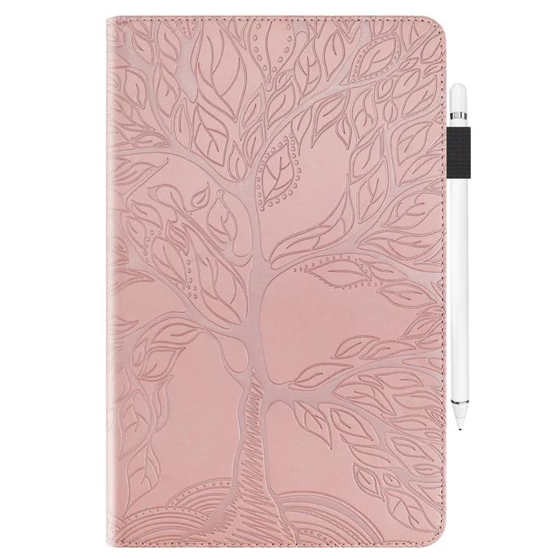 Чехол Funda For Redmi Pad Pro Case 12.1 дюймов Emboss Tree PU Leather Flip Cover для Poco Pad Xiaomi Redmi Pad Pro Case Coque 12.1"