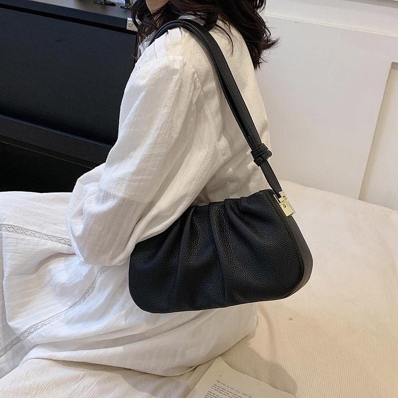 Премиальная текстура плиссированная сумка-облако женская сумка популярная сумка-мессенджер в иностранном стиле сумка через плечо подмышку