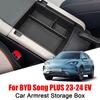 For BYD Song PLUS 23-24 EV Armrest Box Storage Box Central DM-i Reduction And Car Noise Storage Interior Dust Accessories D1Y4