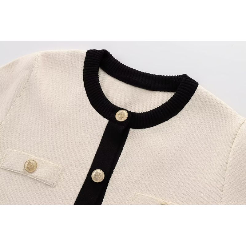 Kaslead New Arrival Women's Clothing Fashion Style Fashion All-Match Casual Short Sleeve Knitting Outwear 1822006