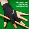 Противоскользящие дышащие перчатки для бильярда, удобные перчатки для игроков в снукер с тремя пальцами