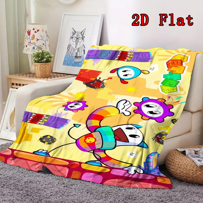 CATTCH 2D Flat Pattern Flannel Blanket High quality All Seasons Warmth and Comfort Perfect for Christmas Gifts.MMT0918191