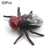 50 шт. забавные модели насекомых, реалистичные мухи, шутки, реквизит, шутливые ошибки, шалости, игрушки