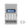 USB Питание 4 Слота AA 3A Зарядное Устройство для Аккумуляторов Слоты Быстрой Зарядки с ЖК-Дисплеем для 1.2V NiMH NiCD AA 3A Аккумуляторов