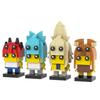 MOOXI MOC Горячая Игра Ужасов 99 Ночей Фигурка Животное Олень Сова Коза Модель Конструктор Игрушка Для Ребенка Взрослого Кирпичик Подарок На День Рождения